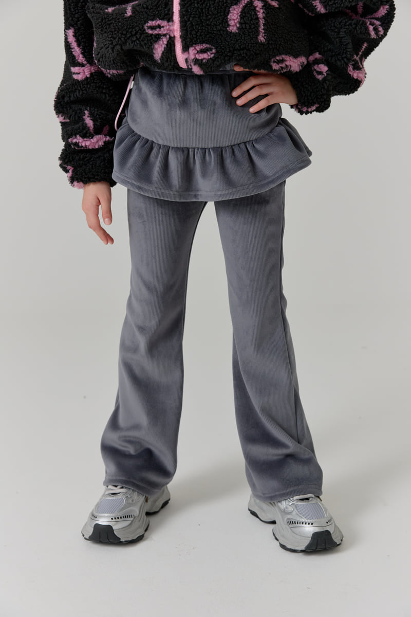 Lilas - Korean Children Fashion - #stylishchildhood - Double Layer Flare Pants