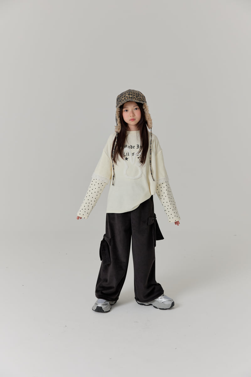 Lilas - Korean Children Fashion - #todddlerfashion - Star Long Tee - 5