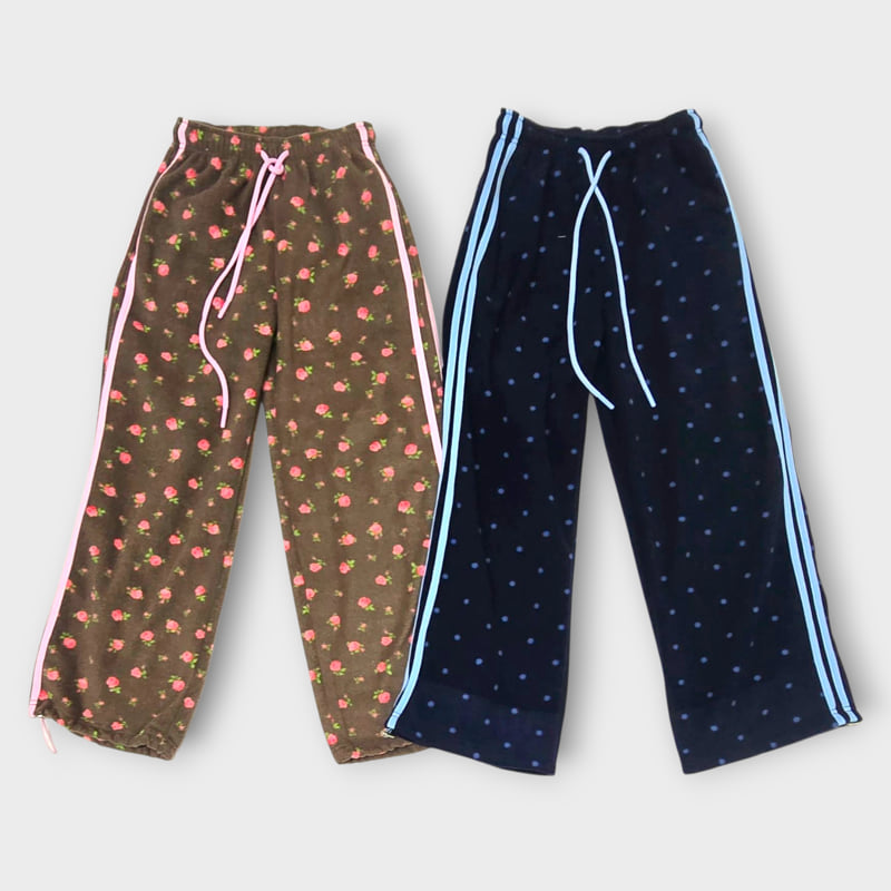 Lilas - Korean Children Fashion - #toddlerclothing - Cozy Fleece Pants - 12