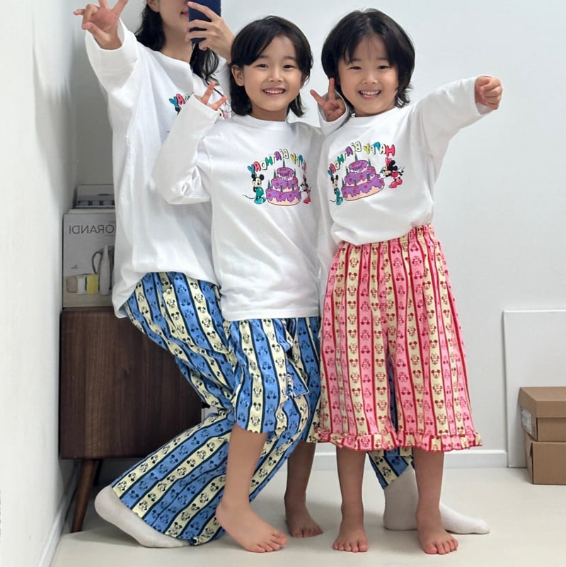 Little Rabbit - Korean Children Fashion - #minifashionista - Lala Pajamas (Red) - 2