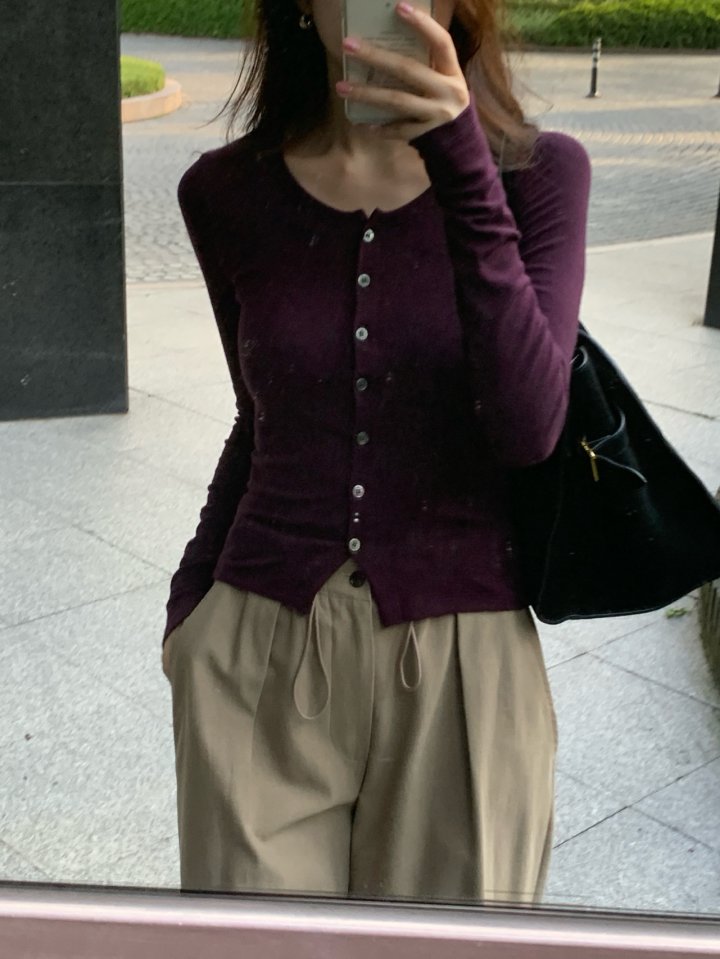 Logarden - Korean Women Fashion - #momslook - Wool Tencel Cardigan - 11