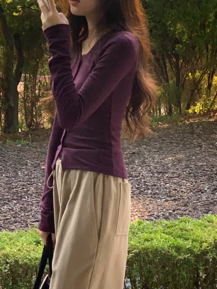 Logarden - Korean Women Fashion - #momslook - Wool Tencel Cardigan - 7