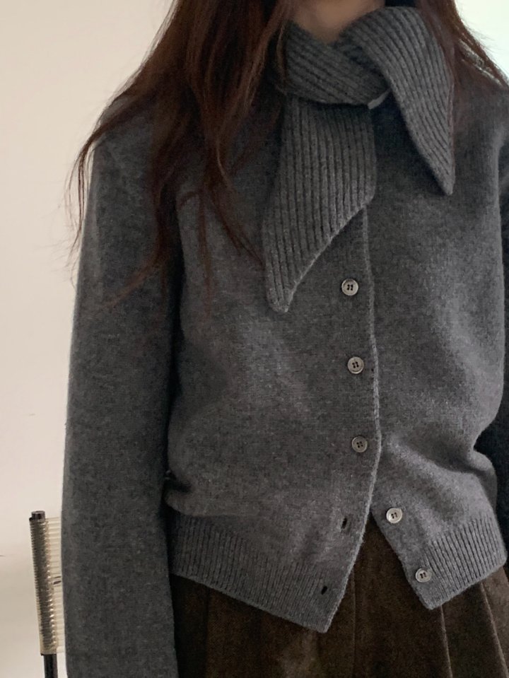 Logarden - Korean Women Fashion - #momslook - Yak Tie Cardigan - 2