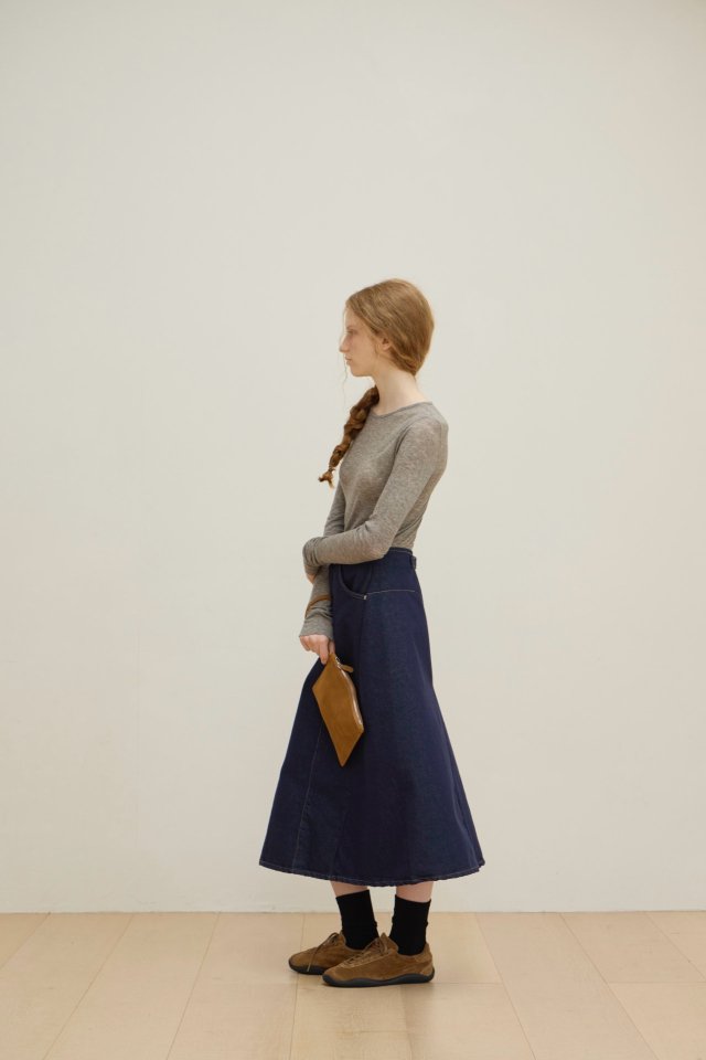 Logarden - Korean Women Fashion - #momslook - Back Pleated Skirt - 2