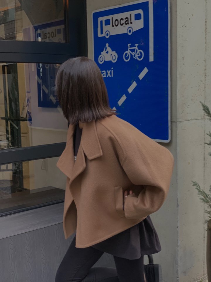 Logarden - Korean Women Fashion - #momslook - Mare Short Handmade Coat - 5