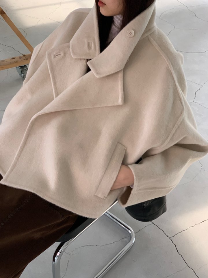 Logarden - Korean Women Fashion - #momslook - Mare Short Handmade Coat - 9