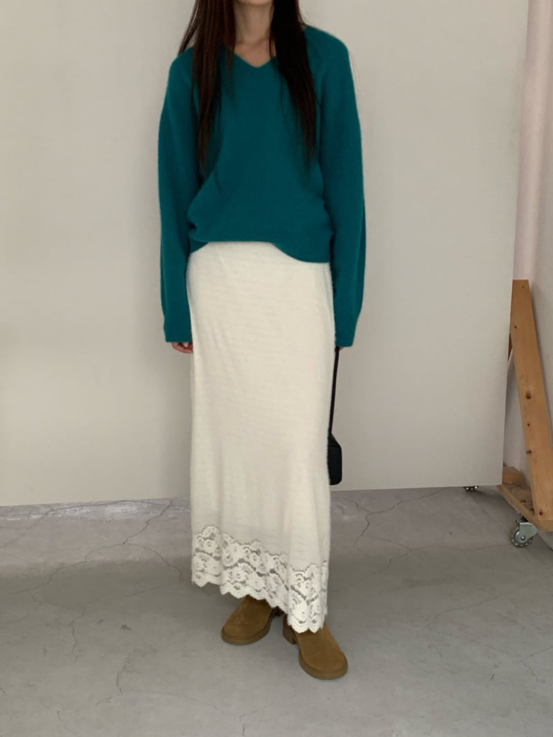 Logarden - Korean Women Fashion - #momslook - Lea Maxi Skirt - 2