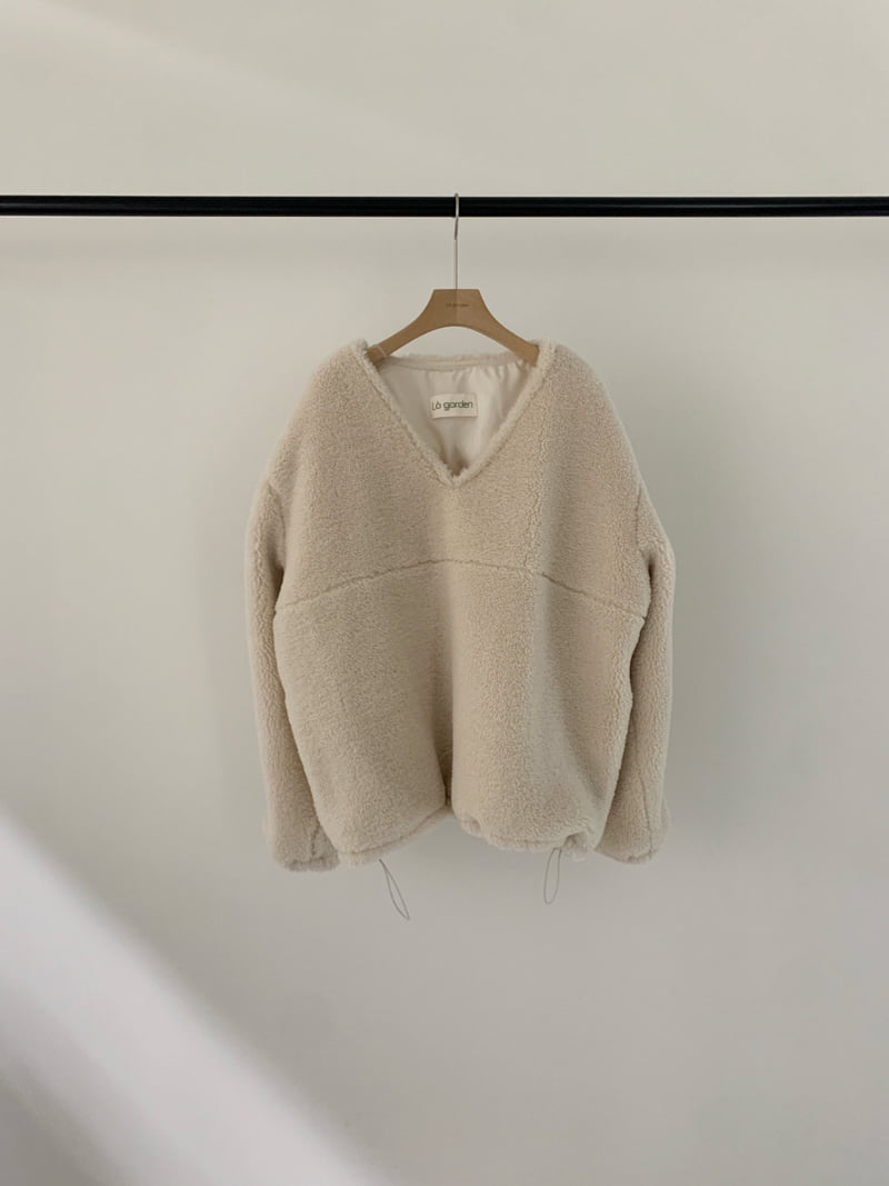 Logarden - Korean Women Fashion - #momslook - Fleece Sweatshirt