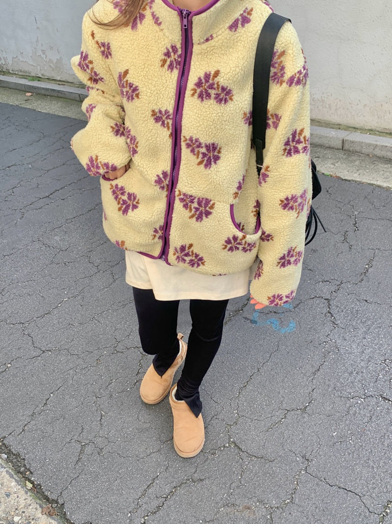 Logarden - Korean Women Fashion - #momslook - Pearl Fleece Jumper - 6