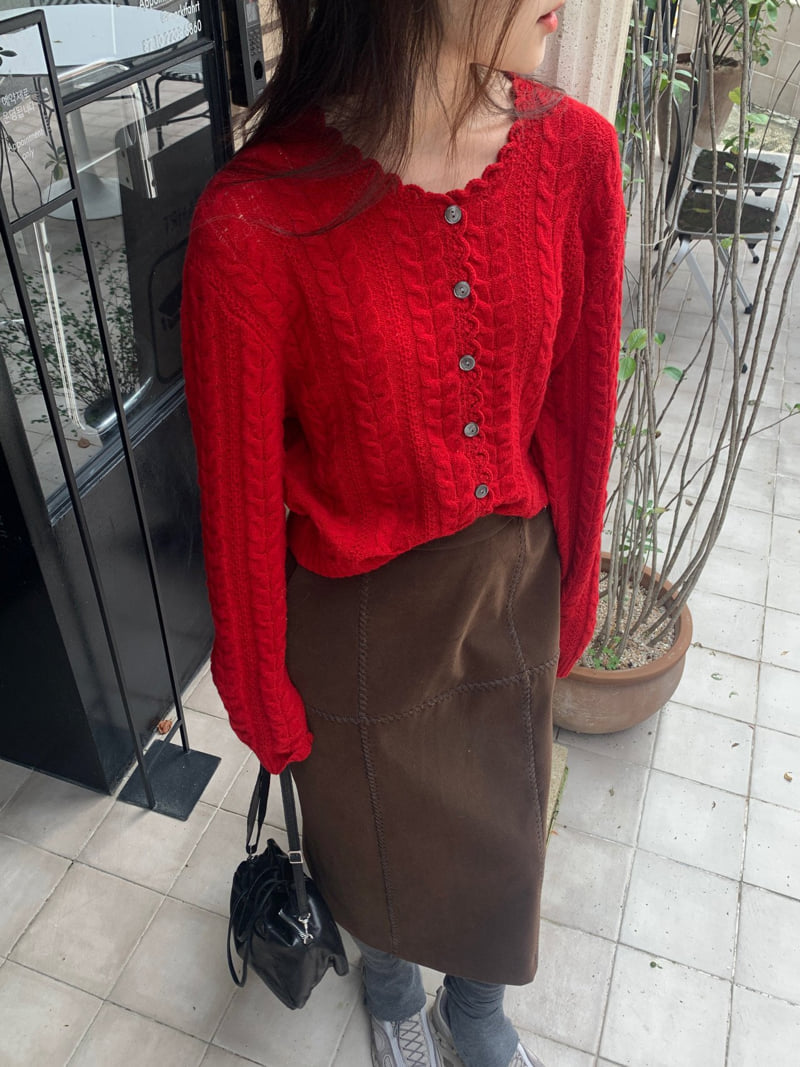 Logarden - Korean Women Fashion - #momslook - Kerry Wool Cardigan - 9