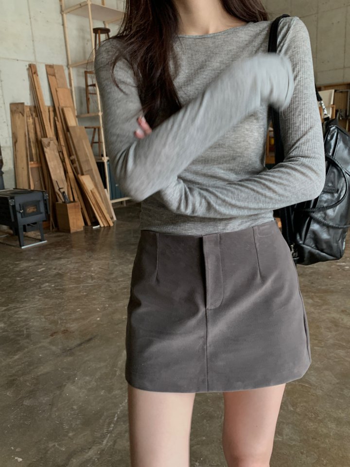 Logarden - Korean Women Fashion - #pursuepretty - Suede Skort - 11