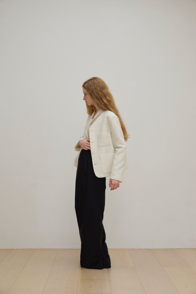 Logarden - Korean Women Fashion - #pursuepretty - V Wool Jacket - 10