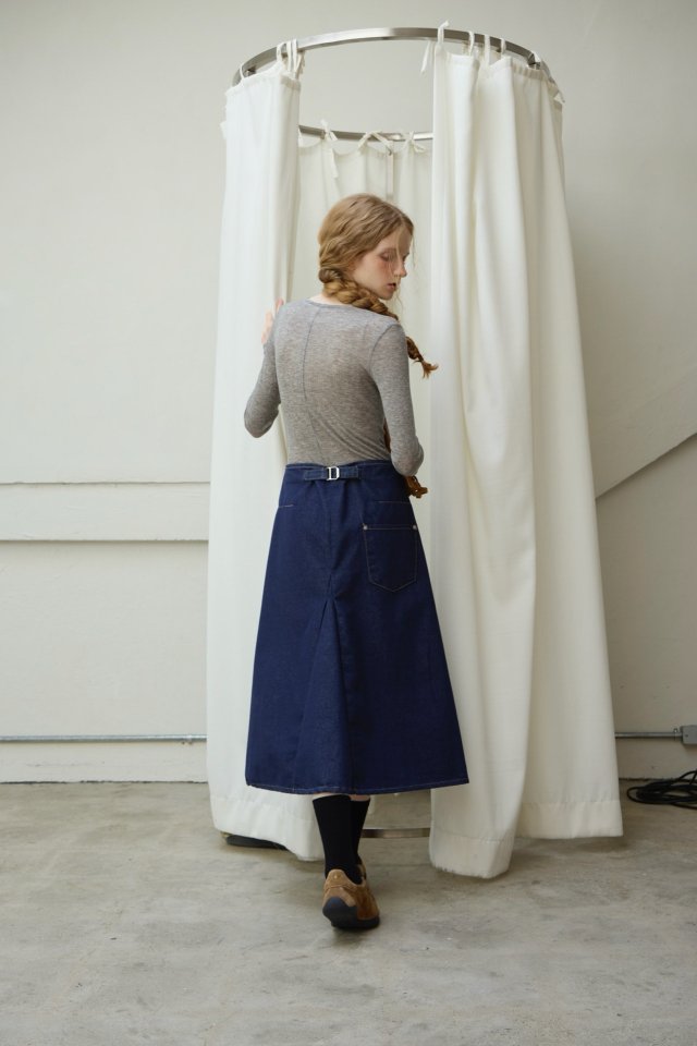 Logarden - Korean Women Fashion - #restrostyle - Back Pleated Skirt - 7