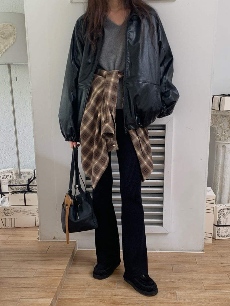 Logarden - Korean Women Fashion - #restrostyle - Paul Knit Pants - 12