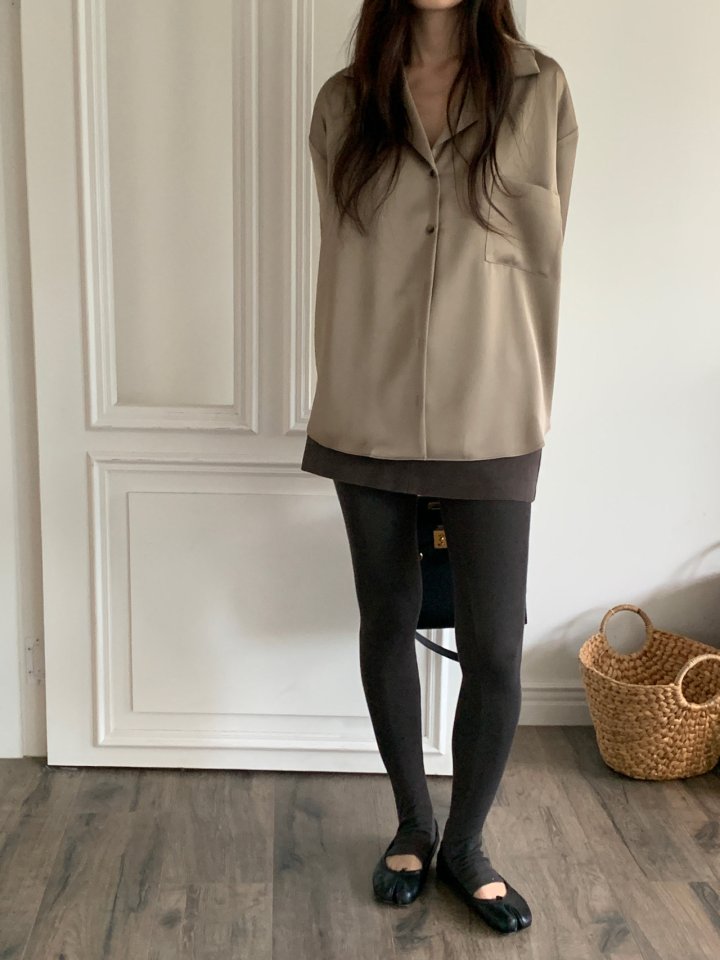 Logarden - Korean Women Fashion - #romanticstyle - Kendall Satin Blouse - 11