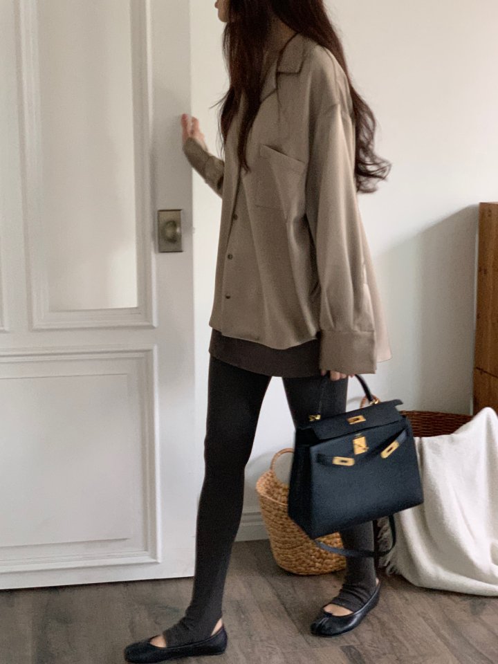 Logarden - Korean Women Fashion - #shopsmall - Kendall Satin Blouse - 12