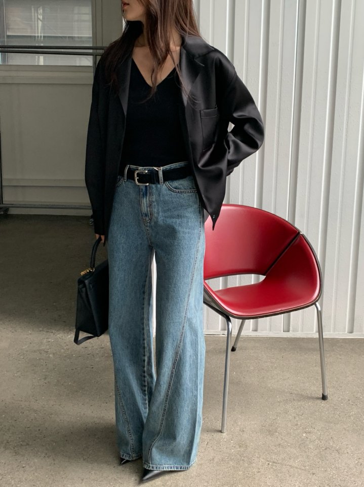 Logarden - Korean Women Fashion - #vintageinspired - Kendall Satin Blouse - 7