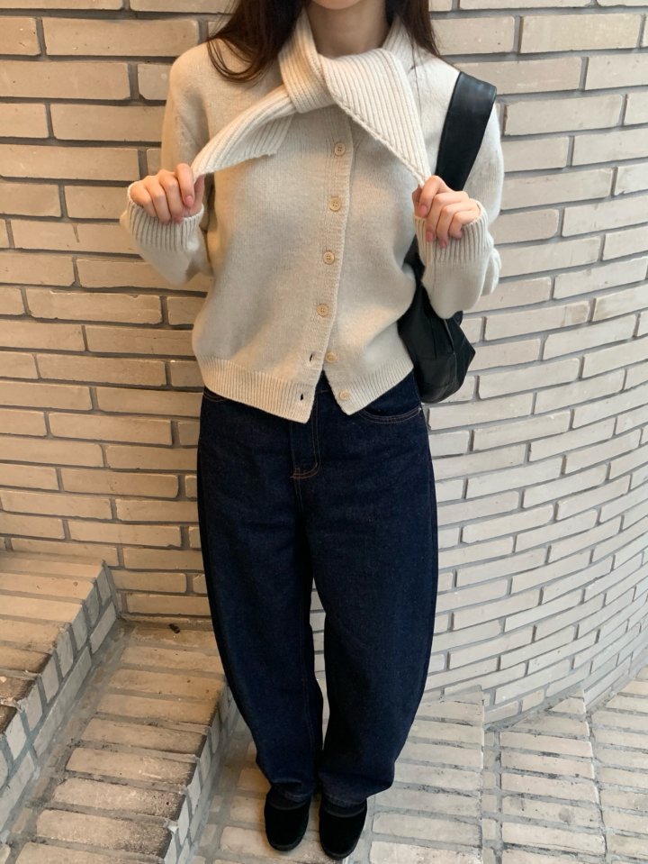 Logarden - Korean Women Fashion - #vintagekidsstyle - Yak Tie Cardigan - 6