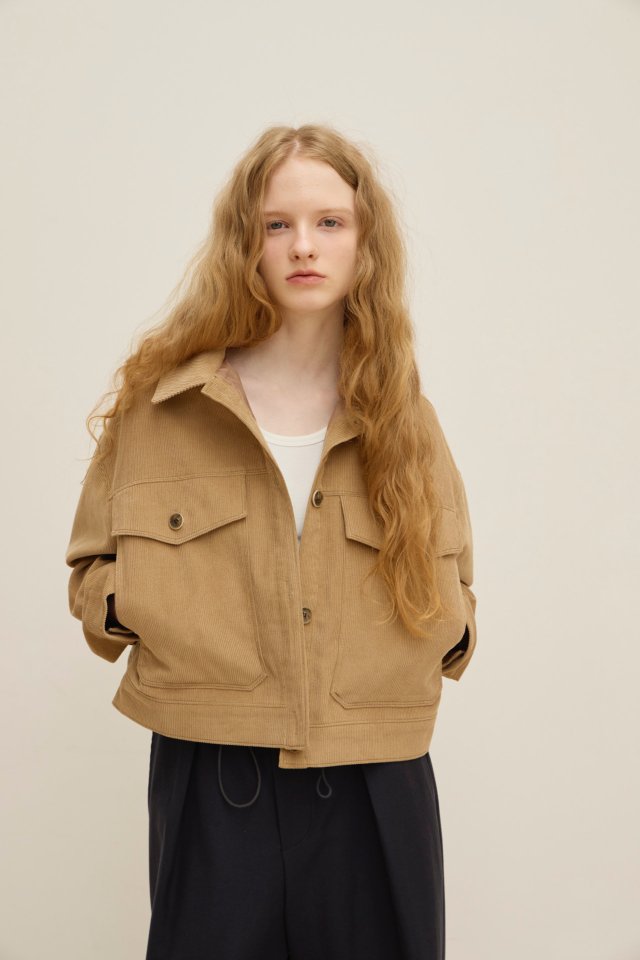 Logarden - Korean Women Fashion - #womensfashion - Corduroy Deer Jacket - 3