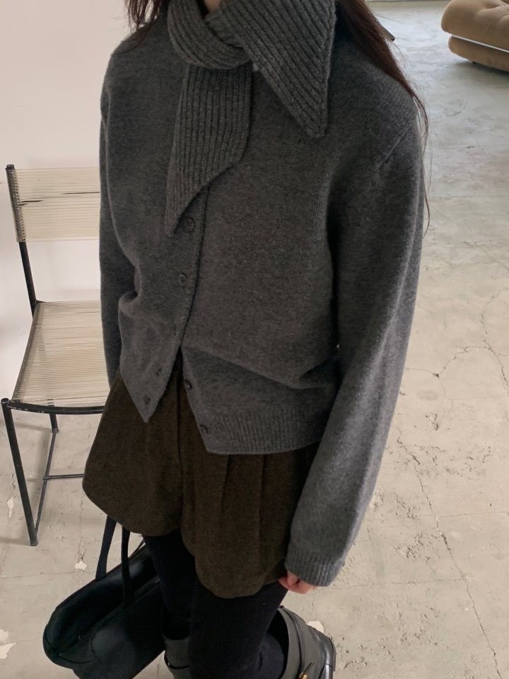 Logarden - Korean Women Fashion - #momslook - Yak Tie Cardigan - 4