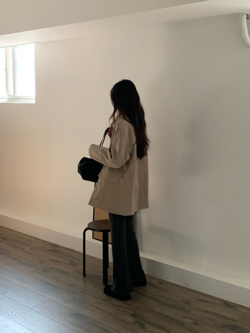Logarden - Korean Women Fashion - #womensfashion - Braided Suede Jacket - 5