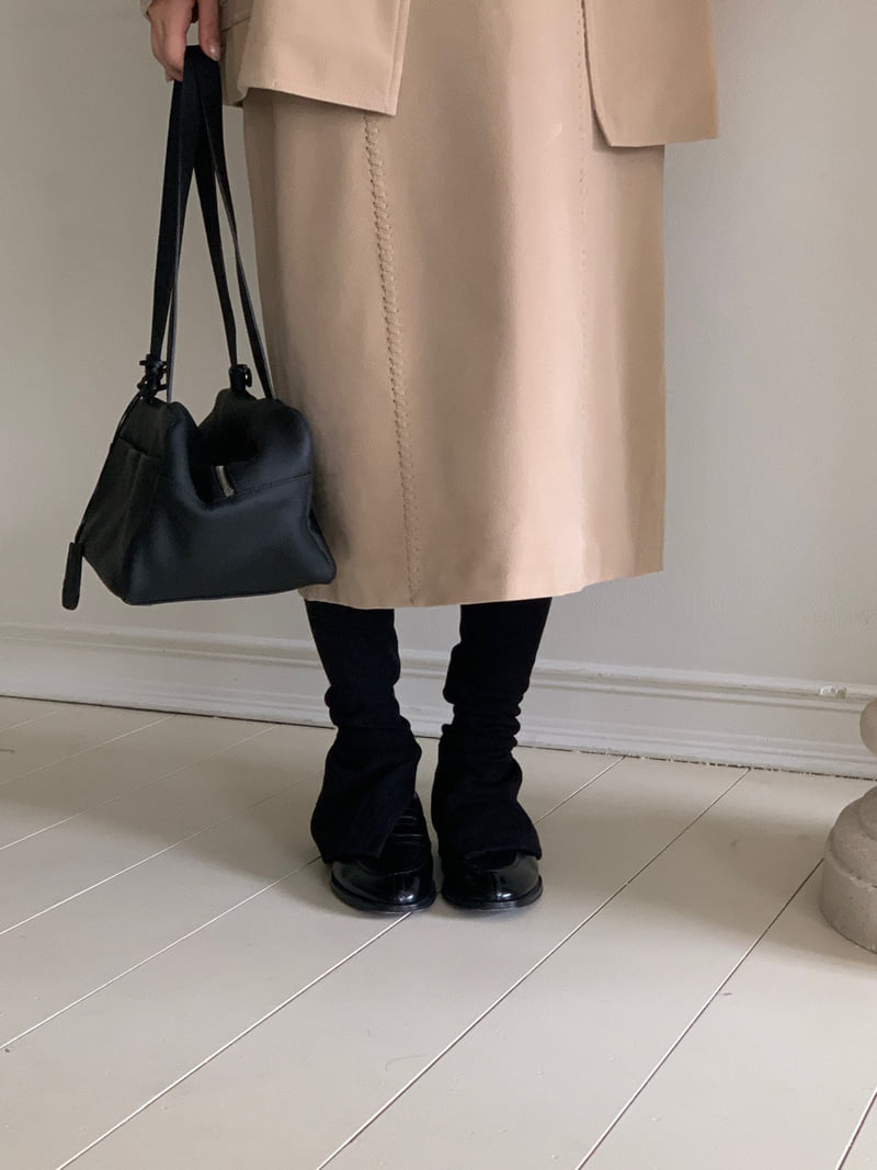Logarden - Korean Women Fashion - #womensfashion - Braided Suede Skirt - 10