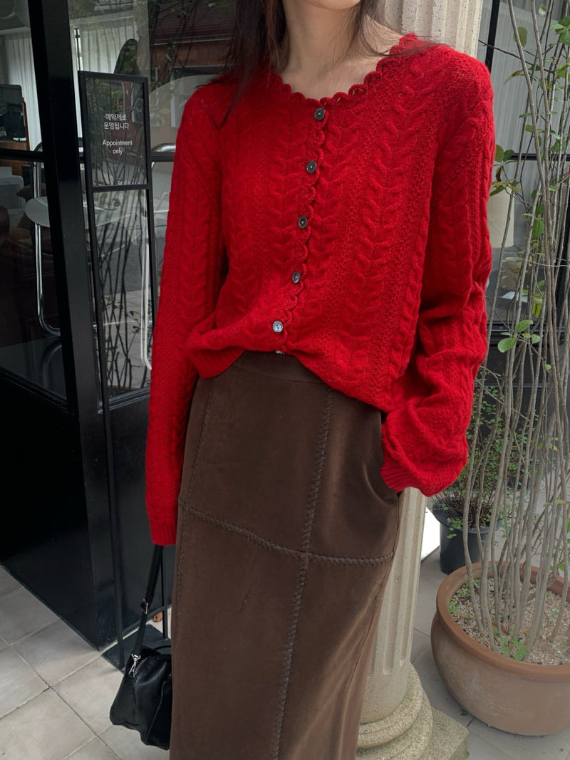 Logarden - Korean Women Fashion - #womensfashion - Braided Suede Skirt - 12