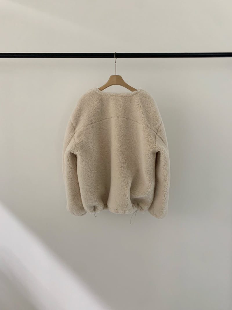 Logarden - Korean Women Fashion - #womensfashion - Fleece Sweatshirt - 2
