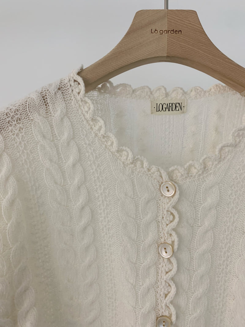 Logarden - Korean Women Fashion - #momslook - Kerry Wool Cardigan - 4