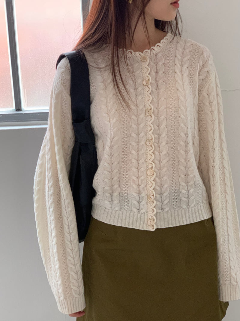 Logarden - Korean Women Fashion - #womensfashion - Kerry Wool Cardigan - 6