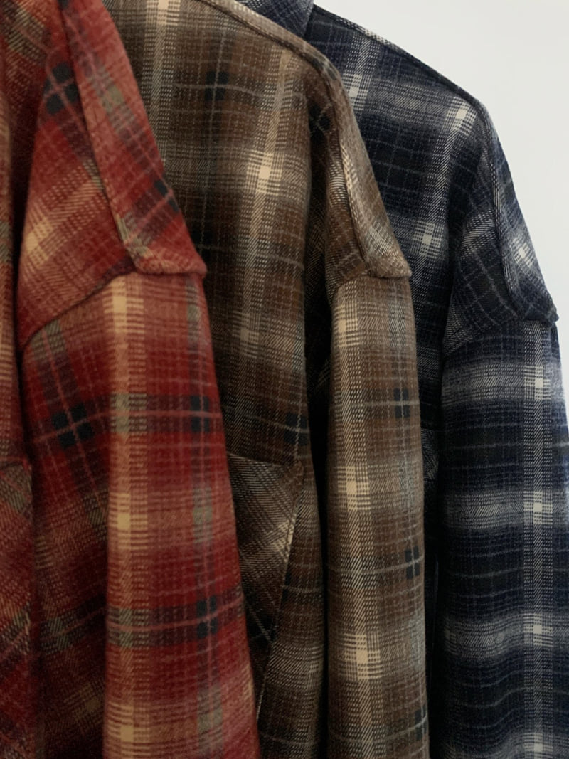 Logarden - Korean Women Fashion - #womensfashion - Henry Check Shirt - 3