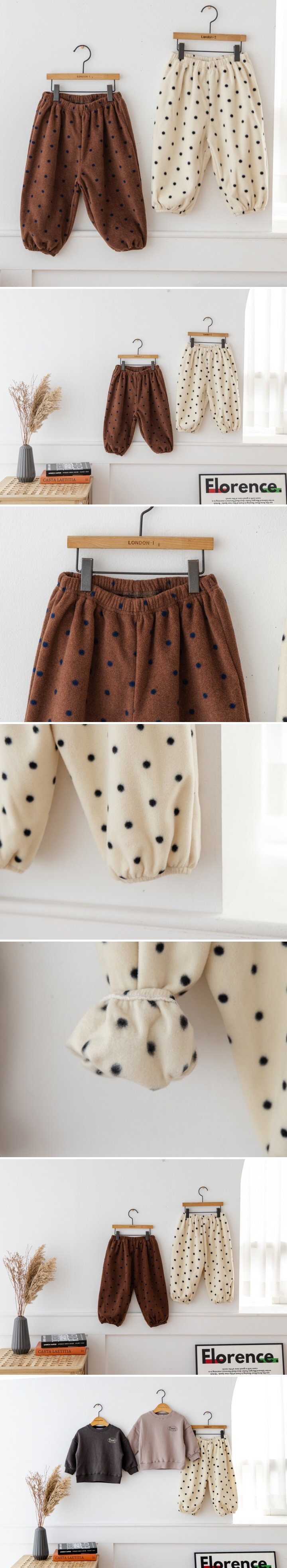 London I - Korean Children Fashion - #Kfashion4kids - Dot Pants