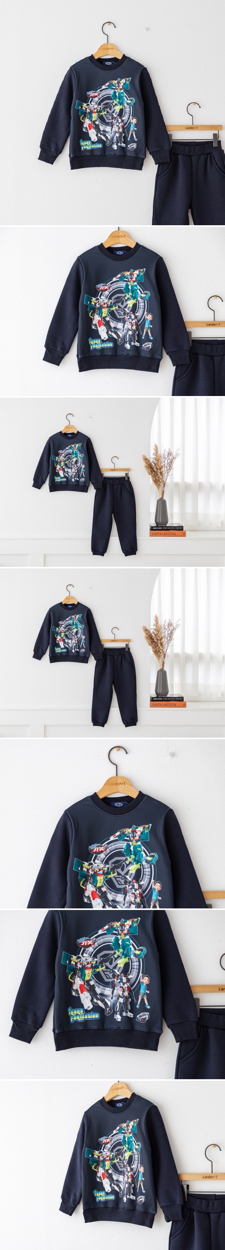 London I - Korean Children Fashion - #kidzfashiontrend - Hello Trio Tee