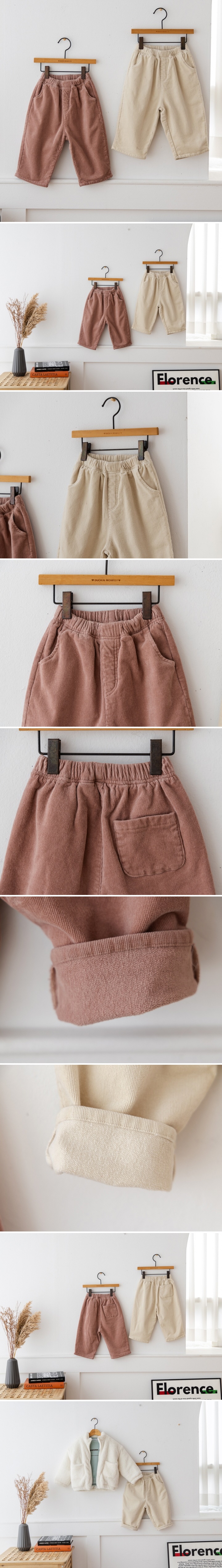 London I - Korean Children Fashion - #littlefashionista - High Corduroy Pants