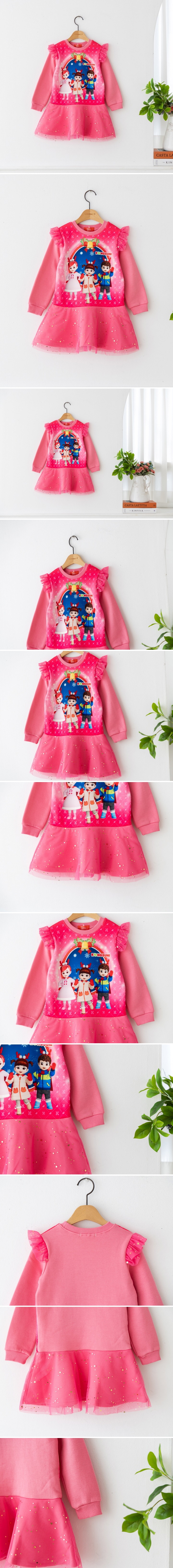 London I - Korean Children Fashion - #magicofchildhood - Christmas Kongsuni One-piece