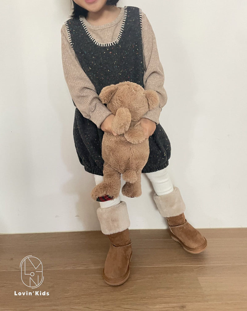 Lovin - Korean Baby Fashion - #babyboutique - Tweed Balloon Pants - 7
