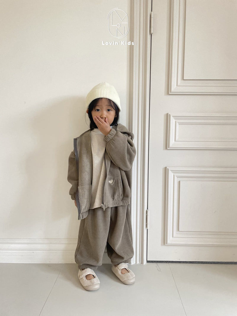 Lovin - Korean Baby Fashion - #babyboutique - Warm Zip-Up - 3
