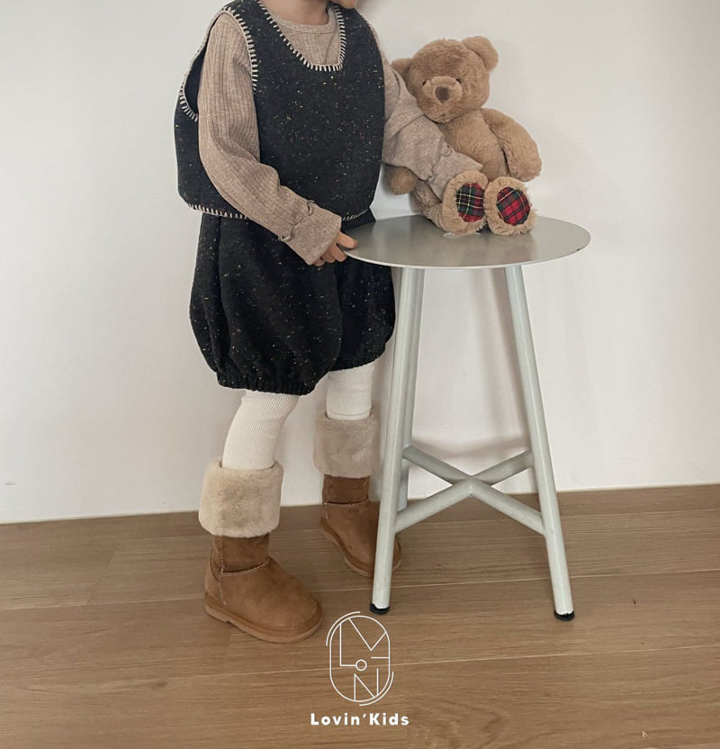 Lovin - Korean Baby Fashion - #babyboutiqueclothing - Tweed Vest - 9