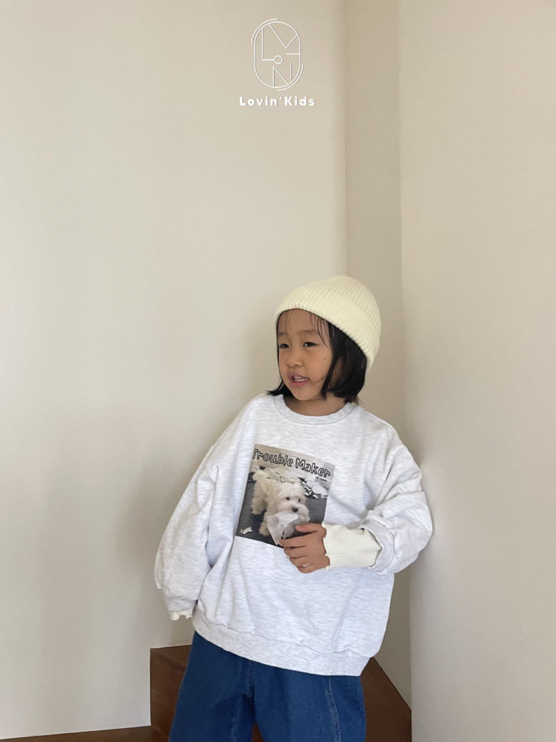 Lovin - Korean Baby Fashion - #babyboutiqueclothing - Trouble Sweatshirt - 7