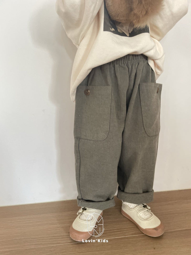 Lovin - Korean Baby Fashion - #babyclothing - Pocket Mood Pants