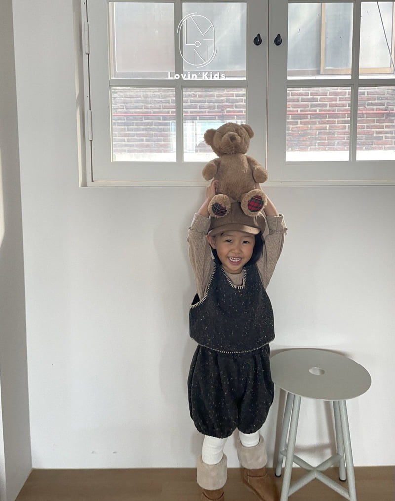 Lovin - Korean Baby Fashion - #babyfever - Tweed Balloon Pants - 11