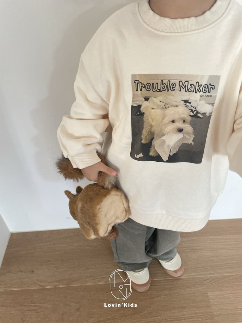 Lovin - Korean Baby Fashion - #babyfever - Trouble Sweatshirt - 10