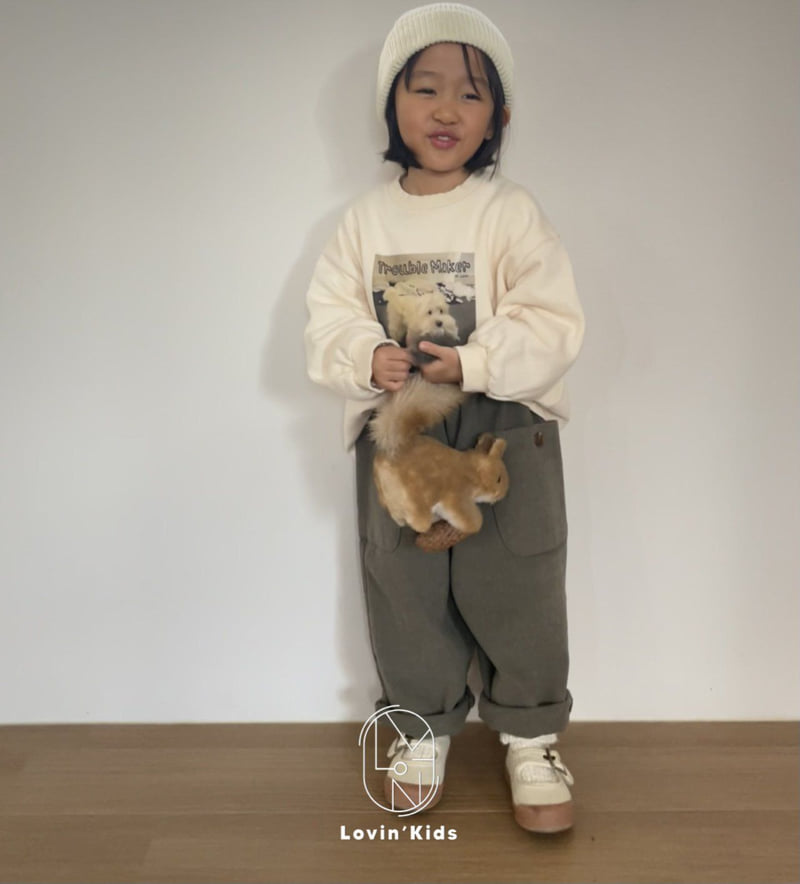 Lovin - Korean Baby Fashion - #babyfever - Pocket Mood Pants - 4