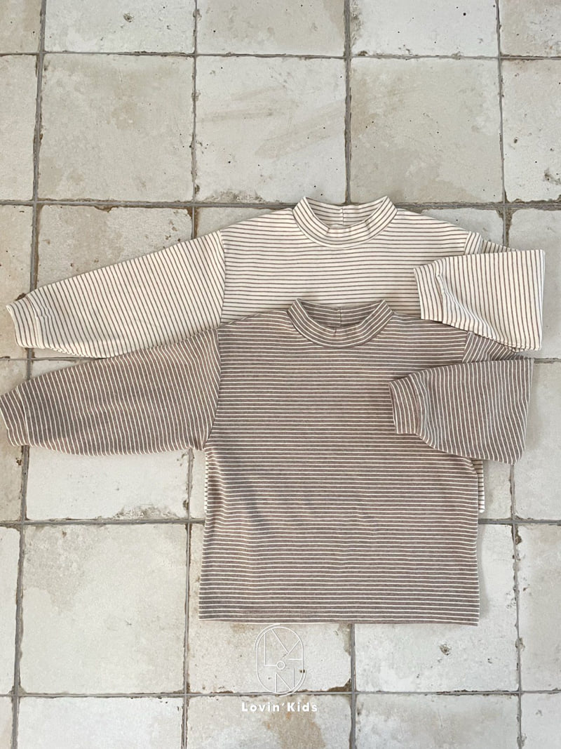 Lovin - Korean Baby Fashion - #babygirlfashion - Winter Loose Turtleneck Tee - 10