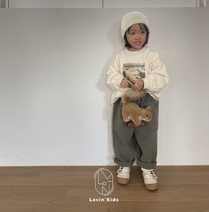 Lovin - Korean Baby Fashion - #babylifestyle - Pocket Mood Pants - 5