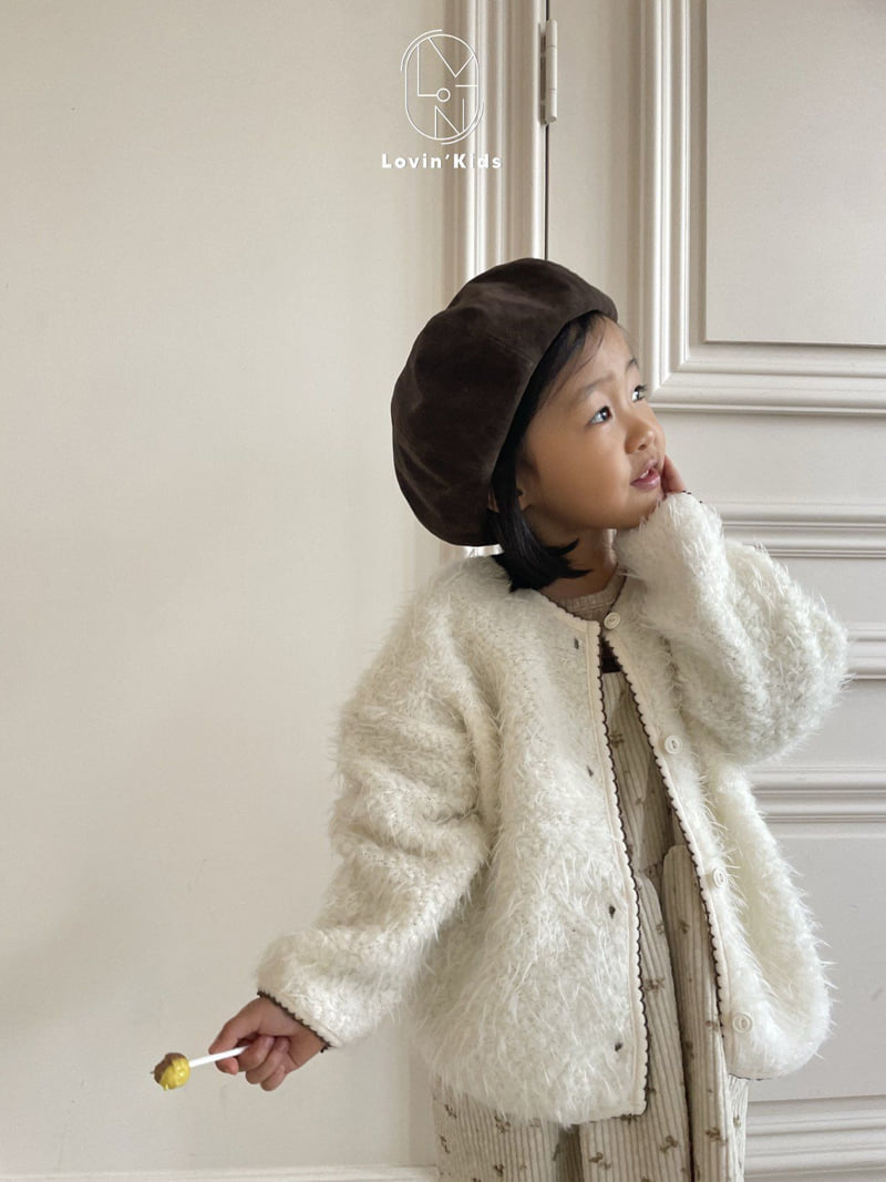 Lovin - Korean Baby Fashion - #babylifestyle - Fur Cardigan - 3
