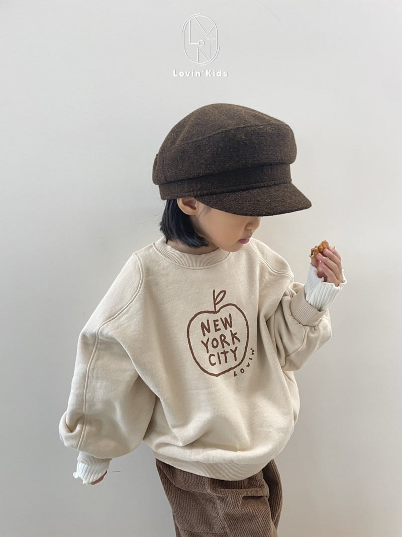 Lovin - Korean Baby Fashion - #babylifestyle - New York Apple Sweatshirt