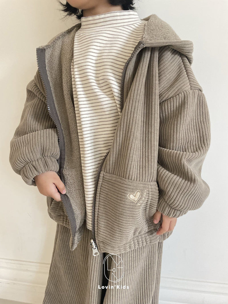 Lovin - Korean Baby Fashion - #babylifestyle - Warm Zip-Up - 9