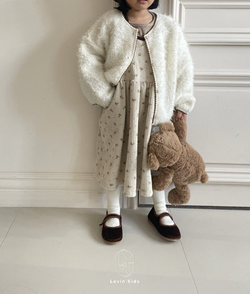 Lovin - Korean Baby Fashion - #babylifestyle - Fur Cardigan - 4