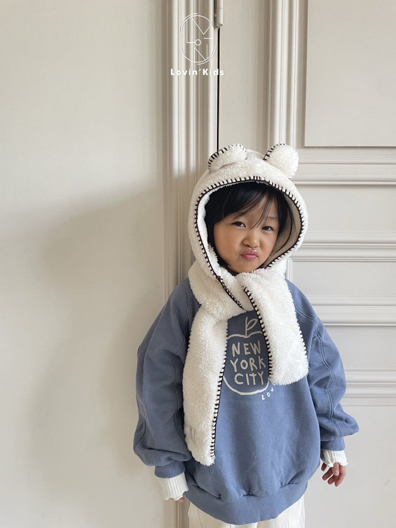 Lovin - Korean Baby Fashion - #babyoninstagram - Hood Muffler - 3